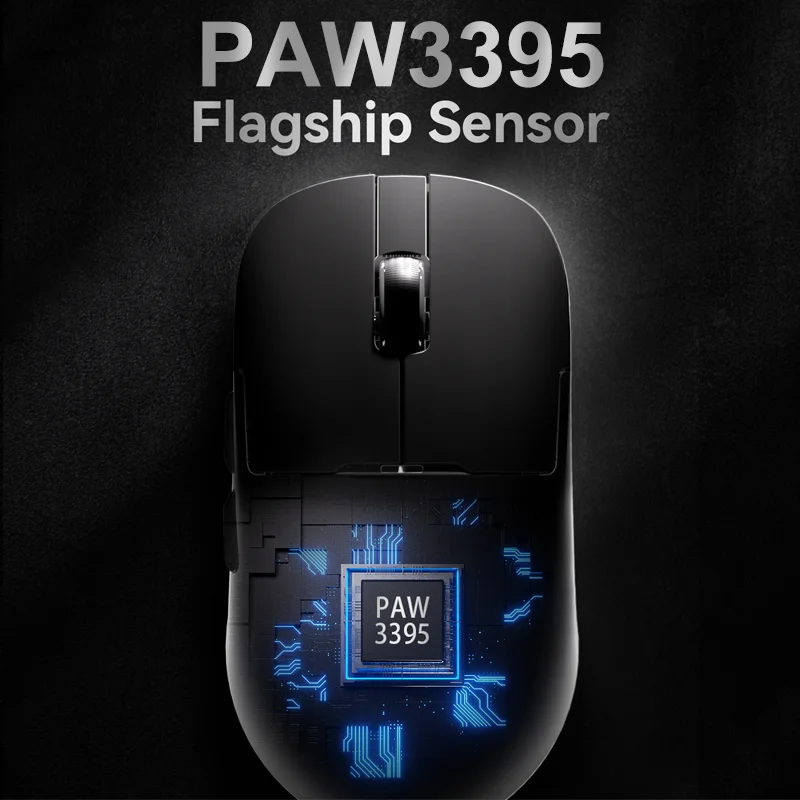 AJAZZ AJ179 PRO PAW3395 Lightweight Wired Wireless Mouse with Magnetic Charging Base Ergonomic Macro Gaming Mouse for PC Laptop - Image 3