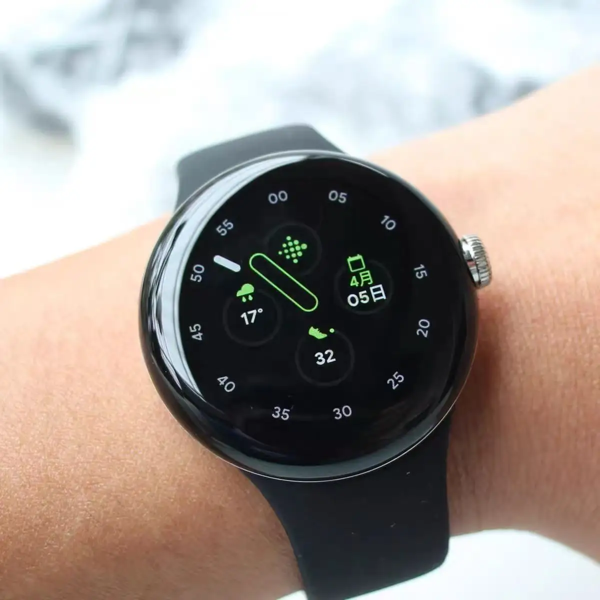 (No Original Package) Google Pixel - Android Smartwatch with Fitbit Activity Heart Rate Tracking Watch LTE Wifi Watch - Image 7