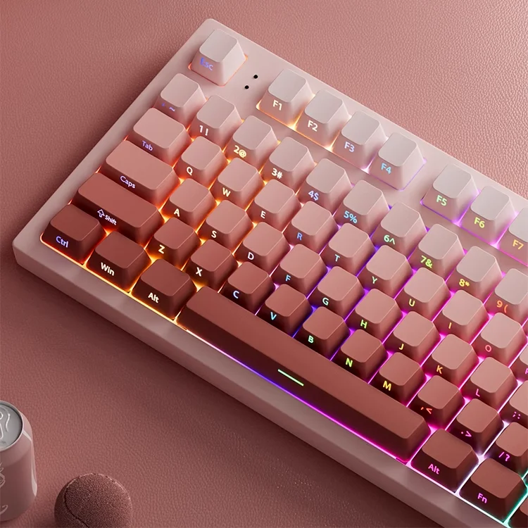 OEM Profile Gradient Keycaps ISO Enter Side Printed PBT Double Shot Keycap For Cherry MX Switch Mechanical Keyboard Key Caps DIY - Image 10