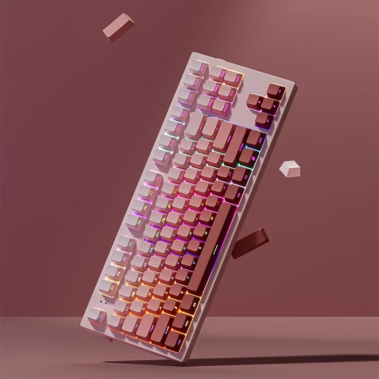 OEM Profile Gradient Keycaps ISO Enter Side Printed PBT Double Shot Keycap For Cherry MX Switch Mechanical Keyboard Key Caps DIY - Image 5