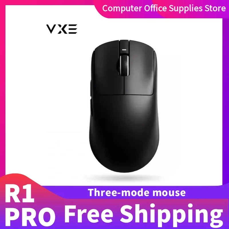 VXE Dragonfly R1 Pro MAX 2.4G WirelessGaming Mouse PAW3395 26000DPI 3-mode Connection with Low Latency Wired Gaming Mouse - Image 3