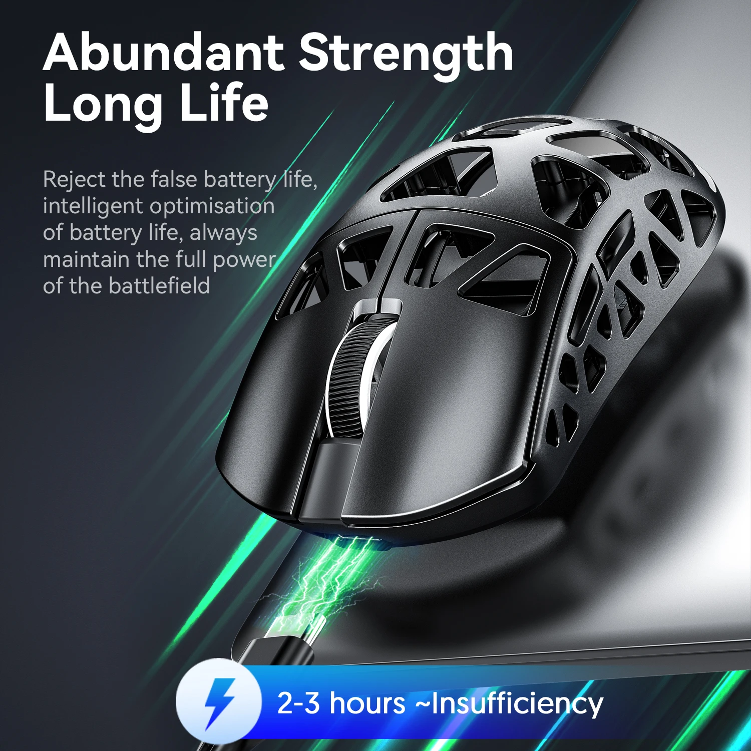 ATTACK SHARK R3 Gaming Mouse Magnesium Alloy Honeycomb,Ultra-Lightweight 8K Hz, PAW3395 Sensor, 26000 DPI, Ergonomic Shel - Image 11